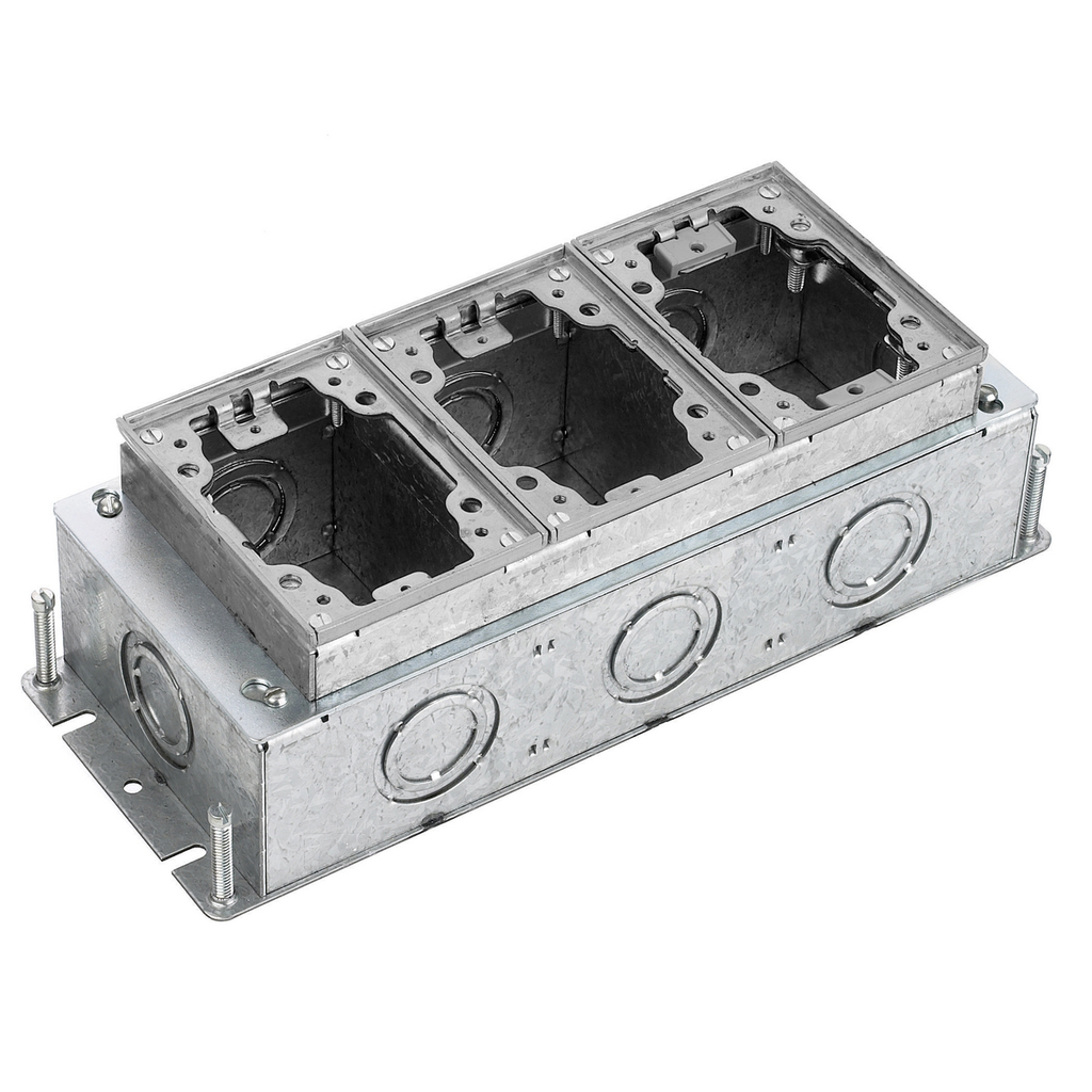 Product image for Hubbell BA24333-G RECT STEEL FB, DEEP, FULL ADJ, ALU