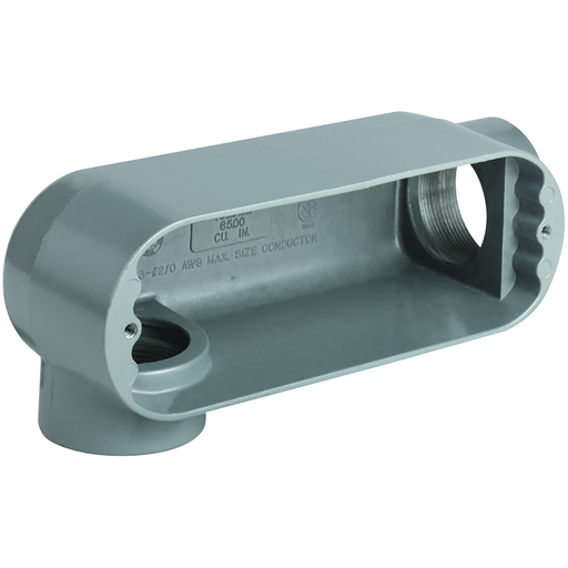 1/2" LR Hub, Aluminum O Series Conduit Body