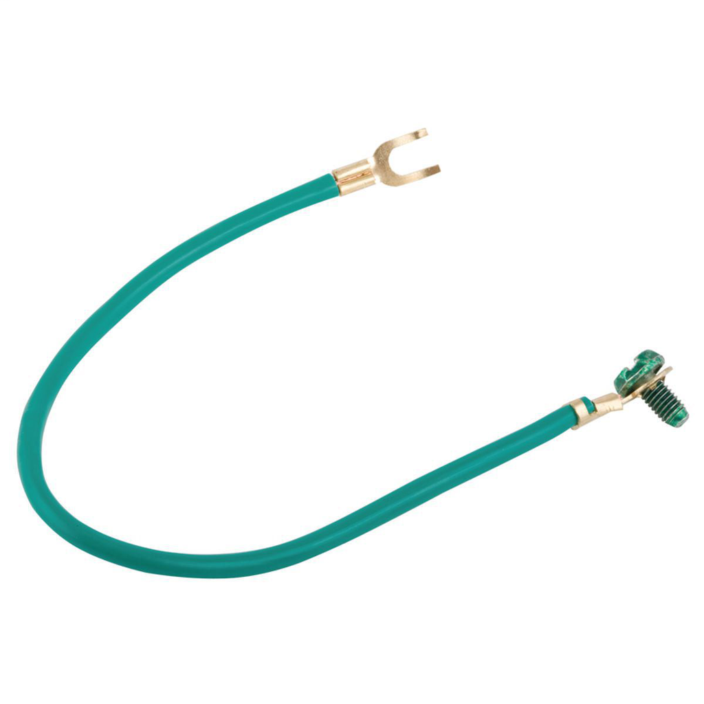 RACO 993 8 Inch 12 AWG Stranded Copper Green Grounding Pigtail RACO 993 8 Inch 12 AWG Stranded Copper Green Grounding Pigtail