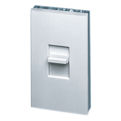 Product image for Hubbell AS63 600 W 120 VAC 1-Pole/3-Way White Incandescent Preset Slide Control Dimmer