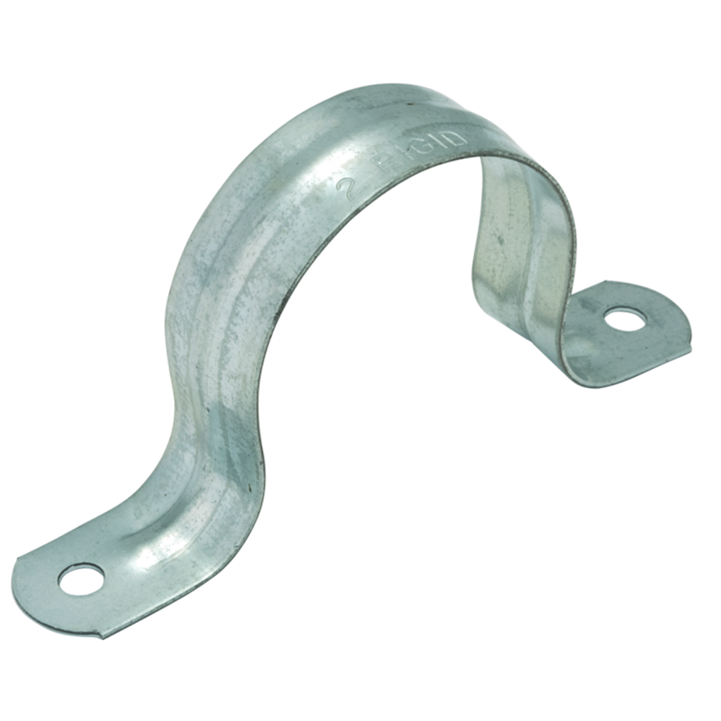 Raco 2238 2" 2-Hole Rigid/IMC Strap, Steel Product image for Raco 2238 2" 2-Hole Rigid/IMC Strap, Steel