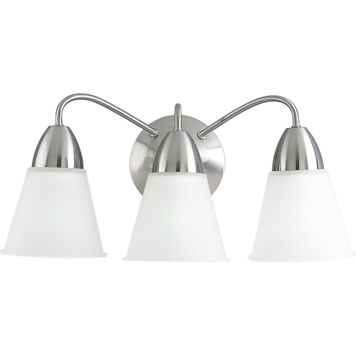 Etched Glass Three-Light Bath & Vanity - P3303-09