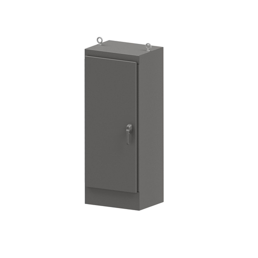N4X Single Door Freestanding 3-Point Handle 60X24X18 304 Stainless Steel