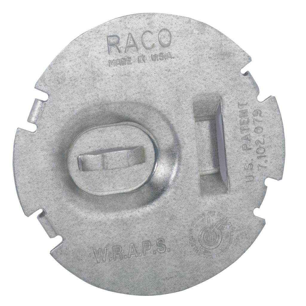 Product image for RACO 700F ROUND PROTECTOR PLATE - F