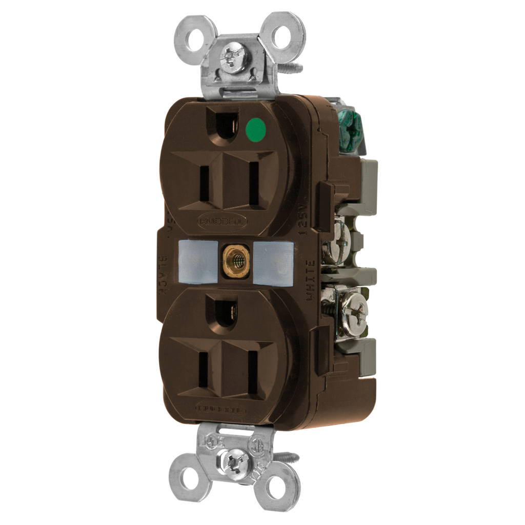 HBL Extra Heavy Duty Hospital Grade Duplex Receptacle
