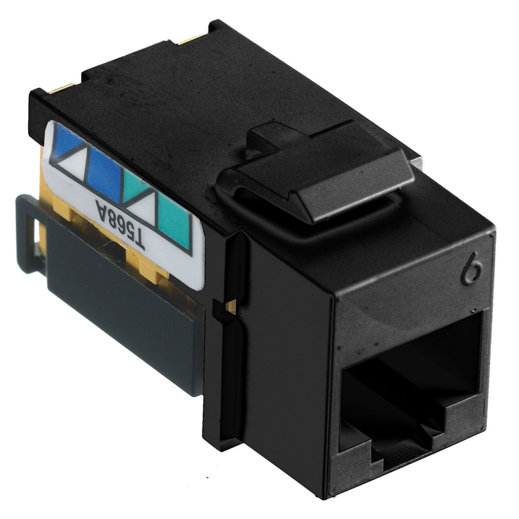 Product image for HWDK NSJ6BK25 JACK, NSJ,CAT6,8POS,U