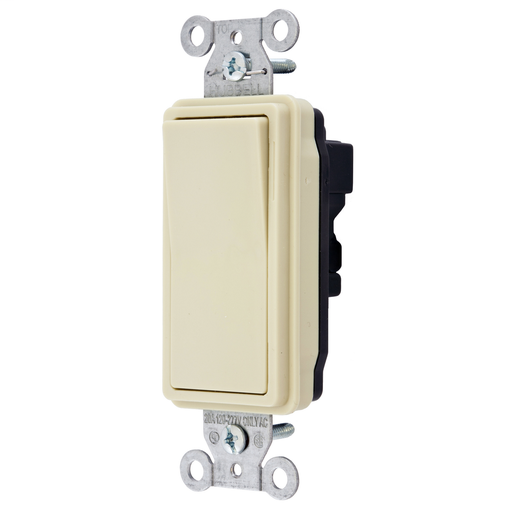 Product image for Hubbell SNAP2101LANA SWITCH, SNAP, DEC, SP, 15A120/277V, LA, NA