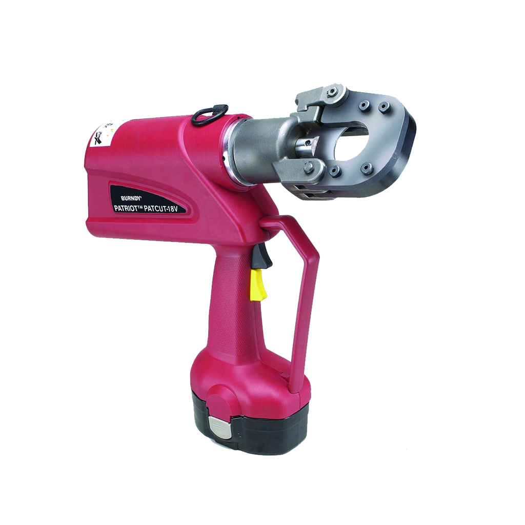 Burndy PATCUT129ACSR18VDC 2.6 Ah Nickel Metal Hydride 1.29 Inch 180 Degrees Head Hydraulic Self Contained Cable Cutter Burndy PATCUT129ACSR18VDC 2.6 Ah Nickel Metal Hydride 1.29 Inch 180 Degrees Head Hydraulic Self Contained Cable Cutter