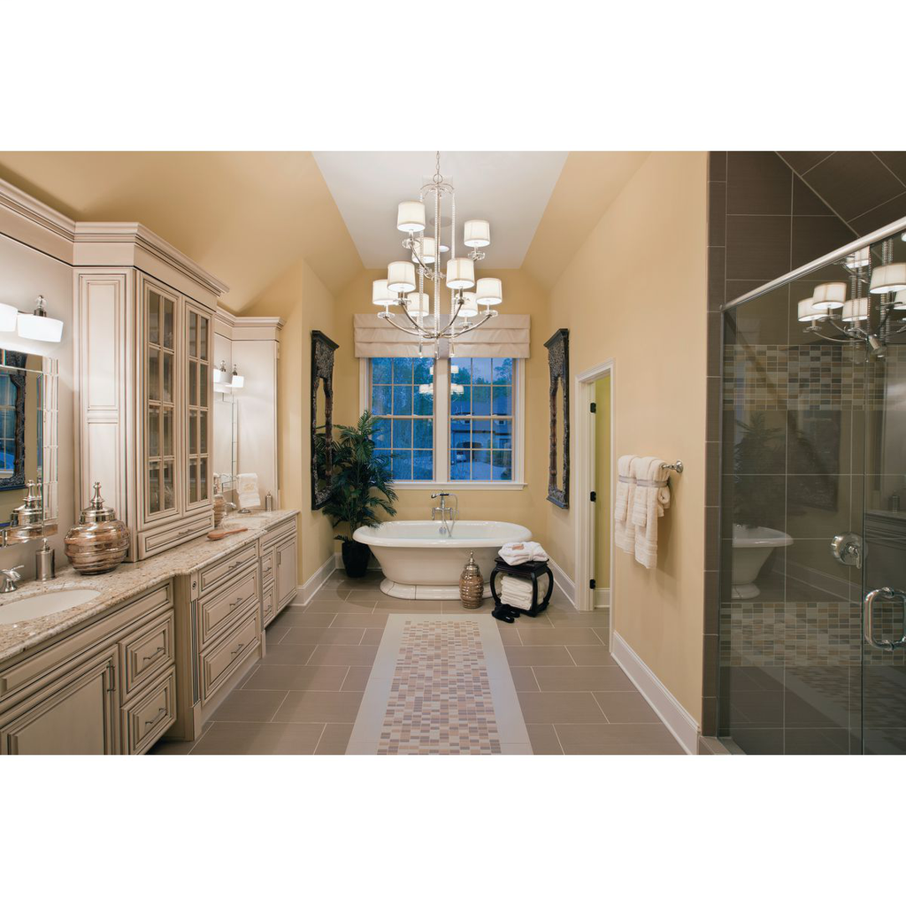 Fortune Collection Three-Light Bath & Vanity - P2927-104WB