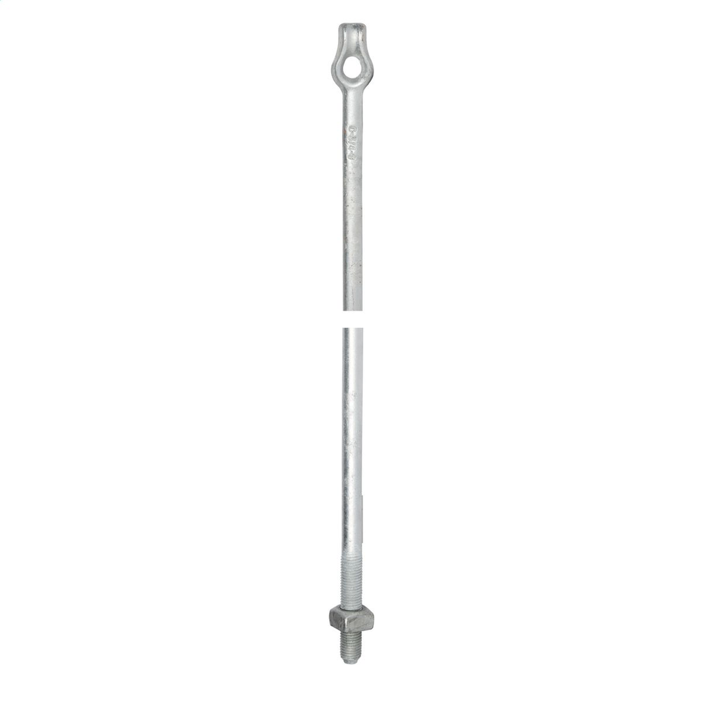 CHANCE 5317 5/8-IN X 7FT THIMBLE EYE ANCHOR ROD CHANCE 5317 5/8-IN X 7FT THIMBLE EYE ANCHOR ROD