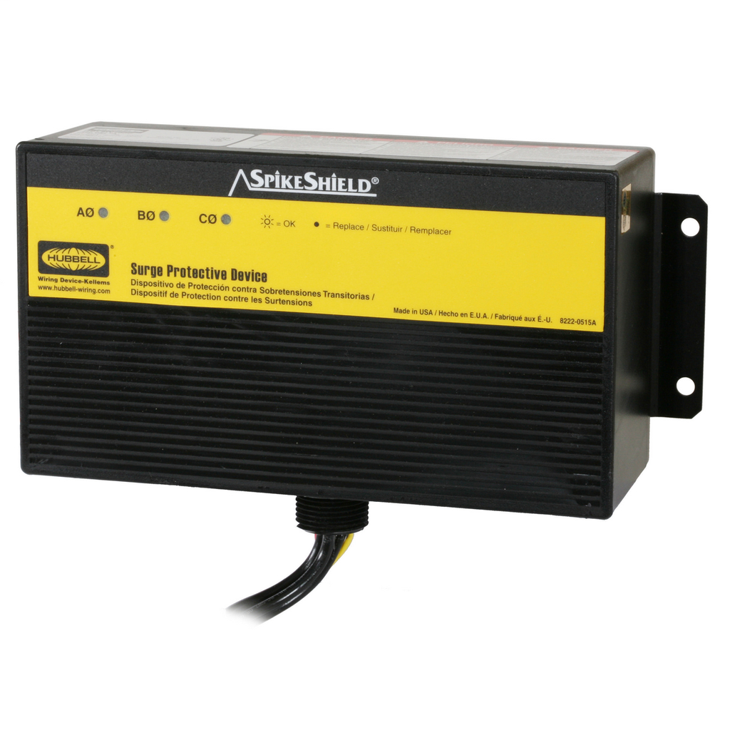 Product image for Hubbell HBL4W100C SPD BLOCK, 100KA, 120/208V