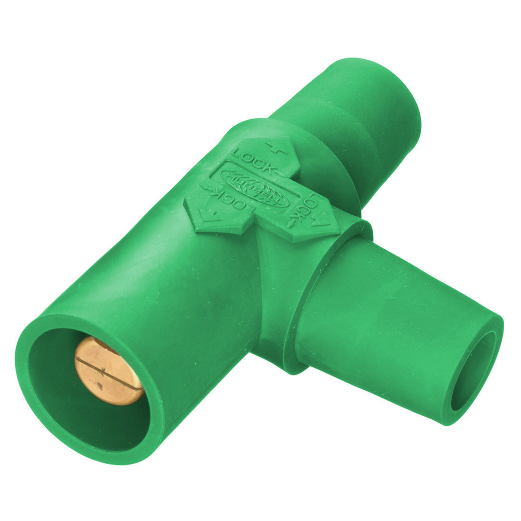 Tapping "T" Connector (Female-Female-Male), Green