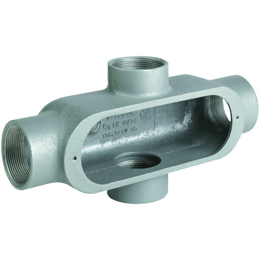 1-1/4" X Hub, Aluminum O Series Conduit Body