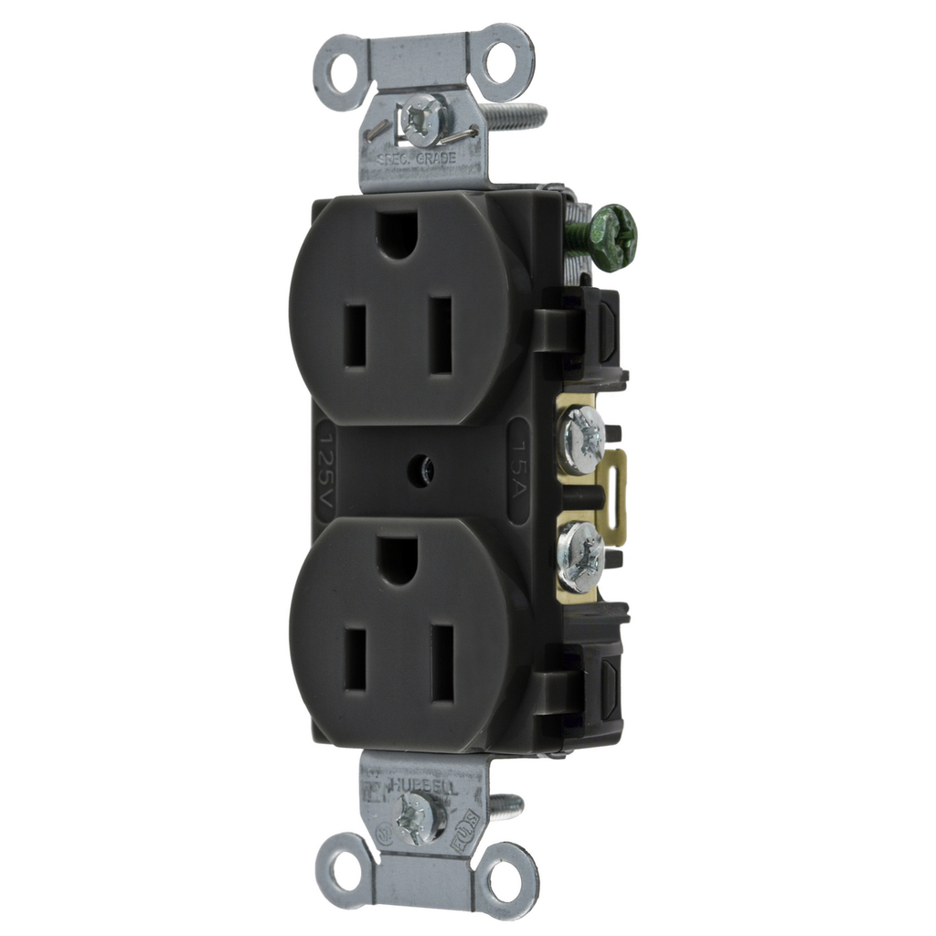Hubbell BR15BLK SELECT SPEC. BLACK 15A
