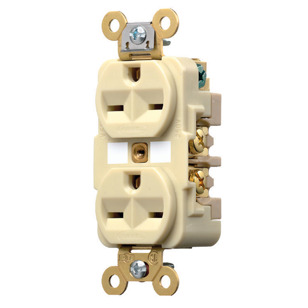 Straight Blade Products, Heavy Duty Specification Grade Duplex Receptacle