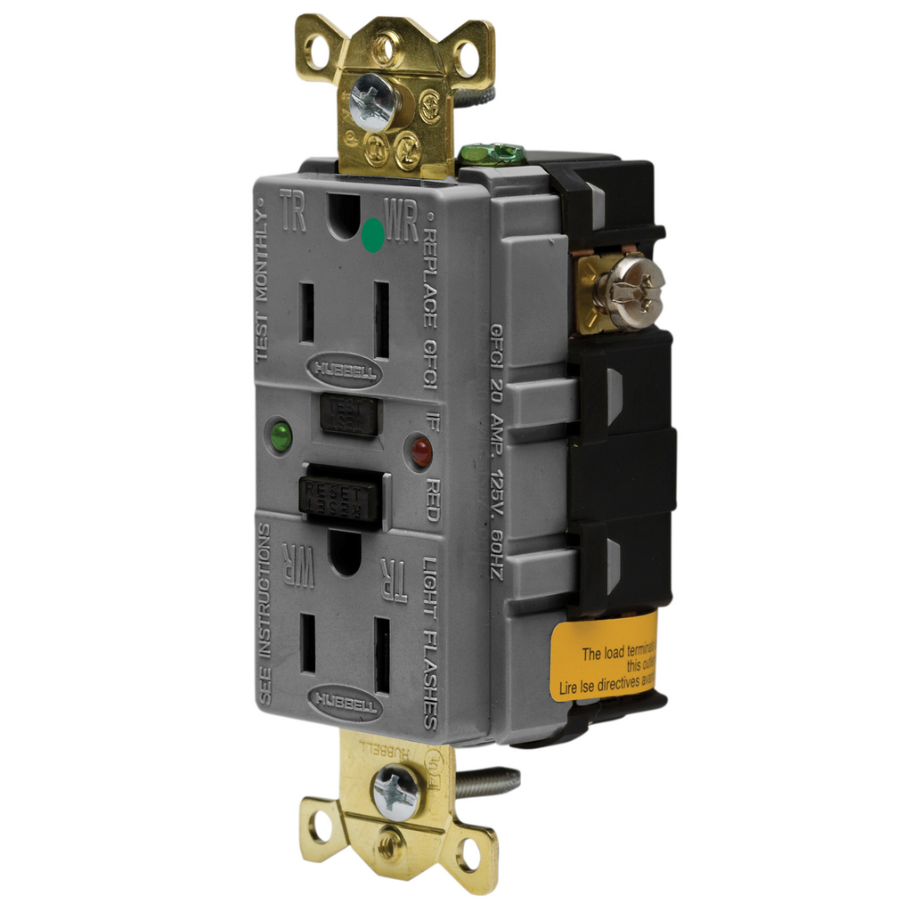 HCI GFR8200SGGY 15A 125V IND HG TAM Product image for HCI GFR8200SGGY 15A 125V IND HG TAM