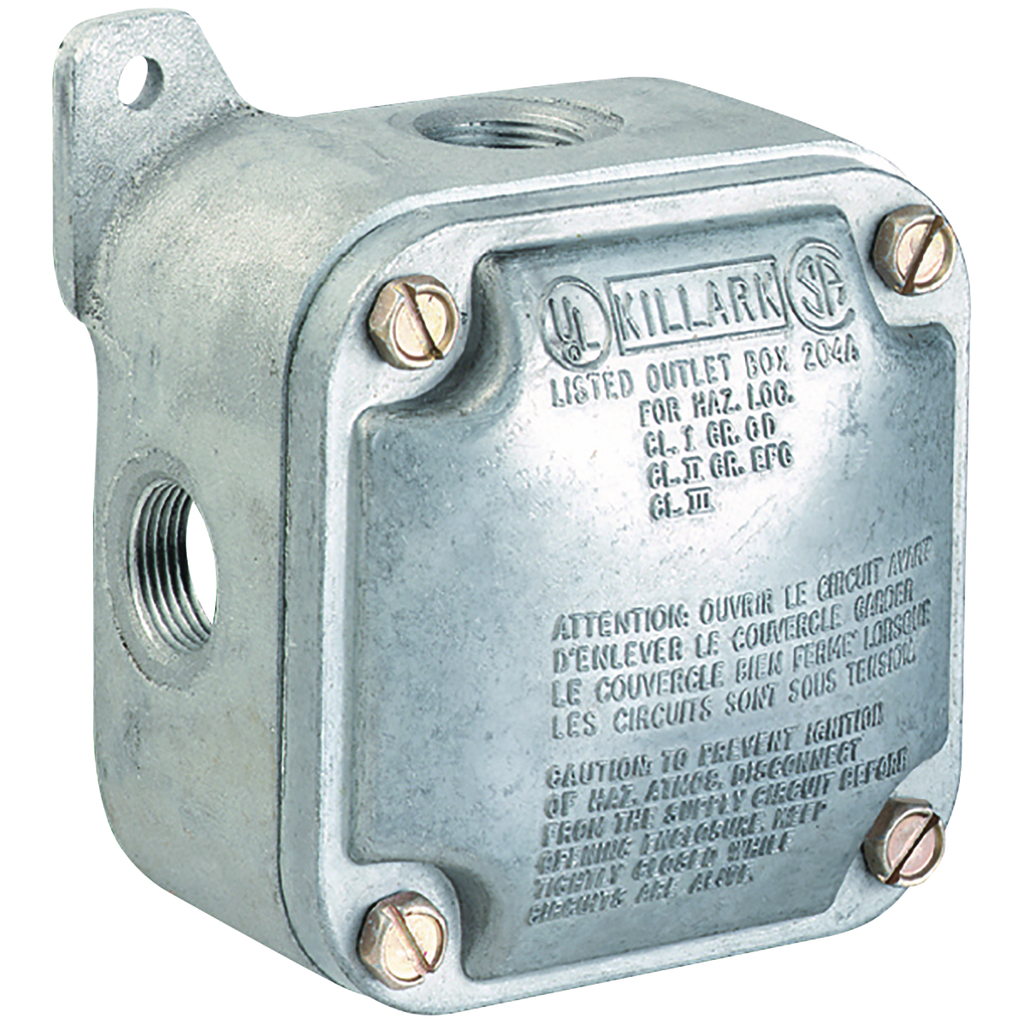 KLRK JALX-2 3/4" ALUM X TYPE BOX ON KLRK JALX-2 3/4" ALUM X TYPE BOX ON