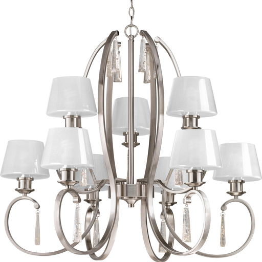 Product image for PROG P4525-09 9-100W MED CHANDELIER