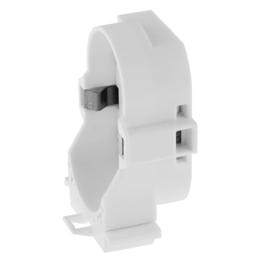 Fluorescent Lamp Holders, Compact Type, 18-55 Watt 2G11, Horizontal Mount, Snap-In