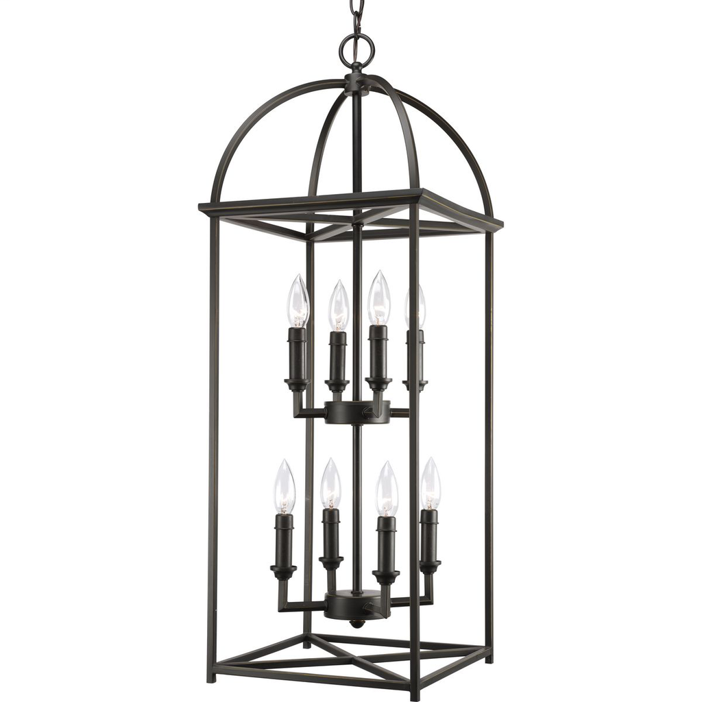 Piedmont Collection Eight-Light Foyer Lantern - P3888-20