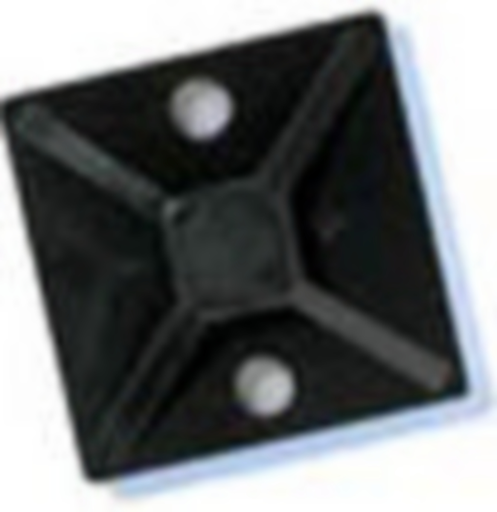Burndy CTB075RA4C0 0.75 x 0.75 x 0.15 Inch Rubber Adhesive 4-Way Cable Tie Mounting Base Burndy CTB075RA4C0 0.75 x 0.75 x 0.15 Inch Rubber Adhesive 4-Way Cable Tie Mounting Base