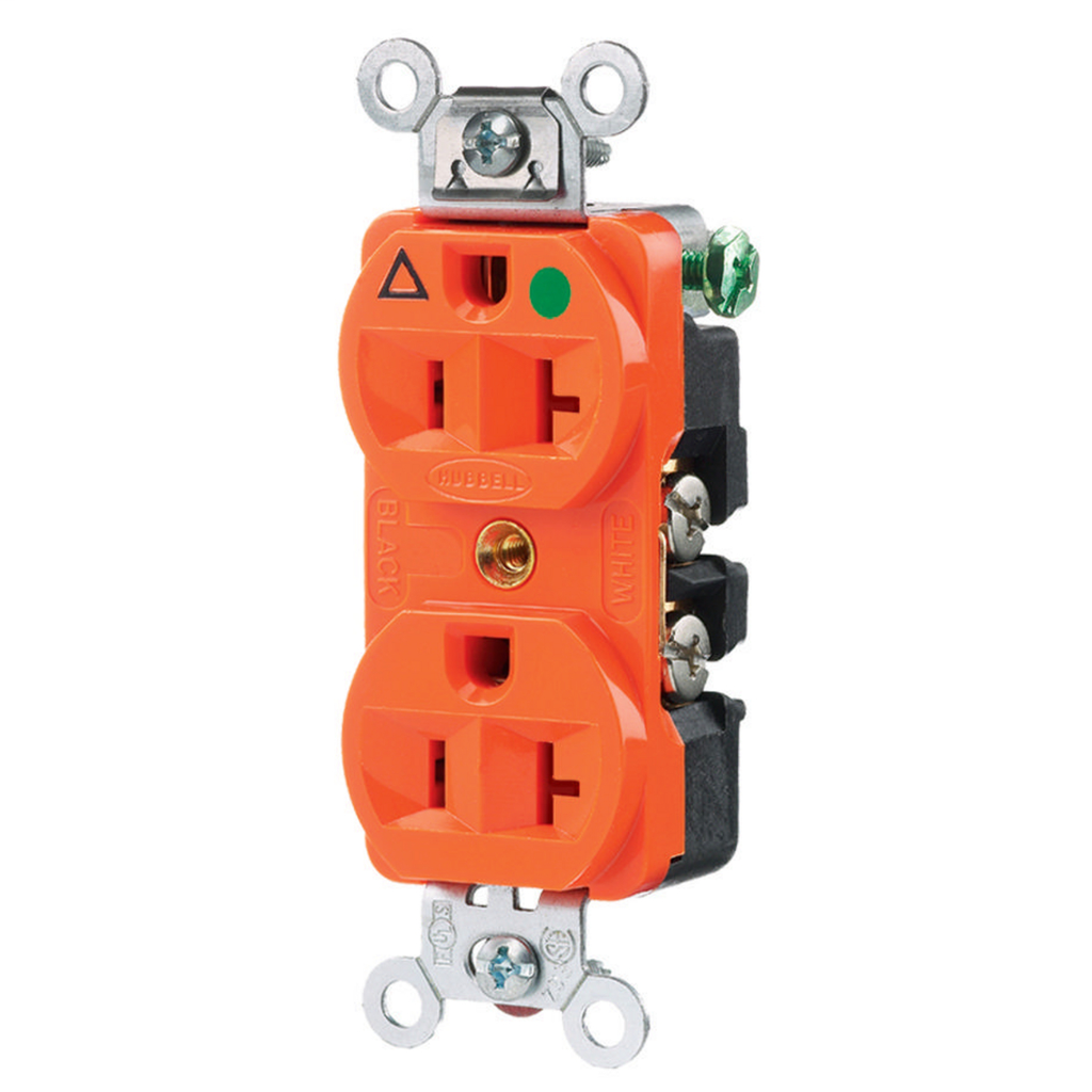 HBL Extra Heavy Duty Hospital Grade Duplex Receptacle