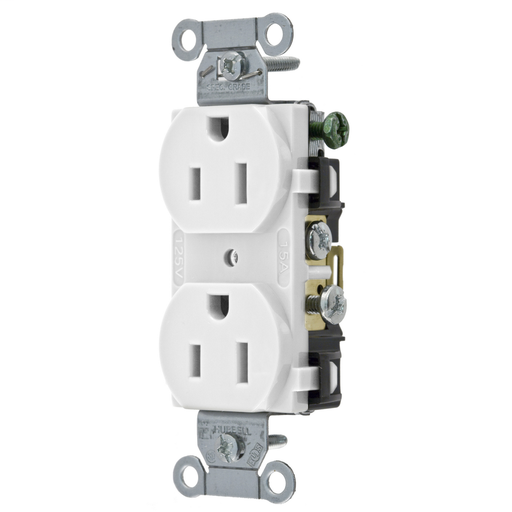 Mayer-DDS-Construction/Commercial Receptacles CR15WHI-1