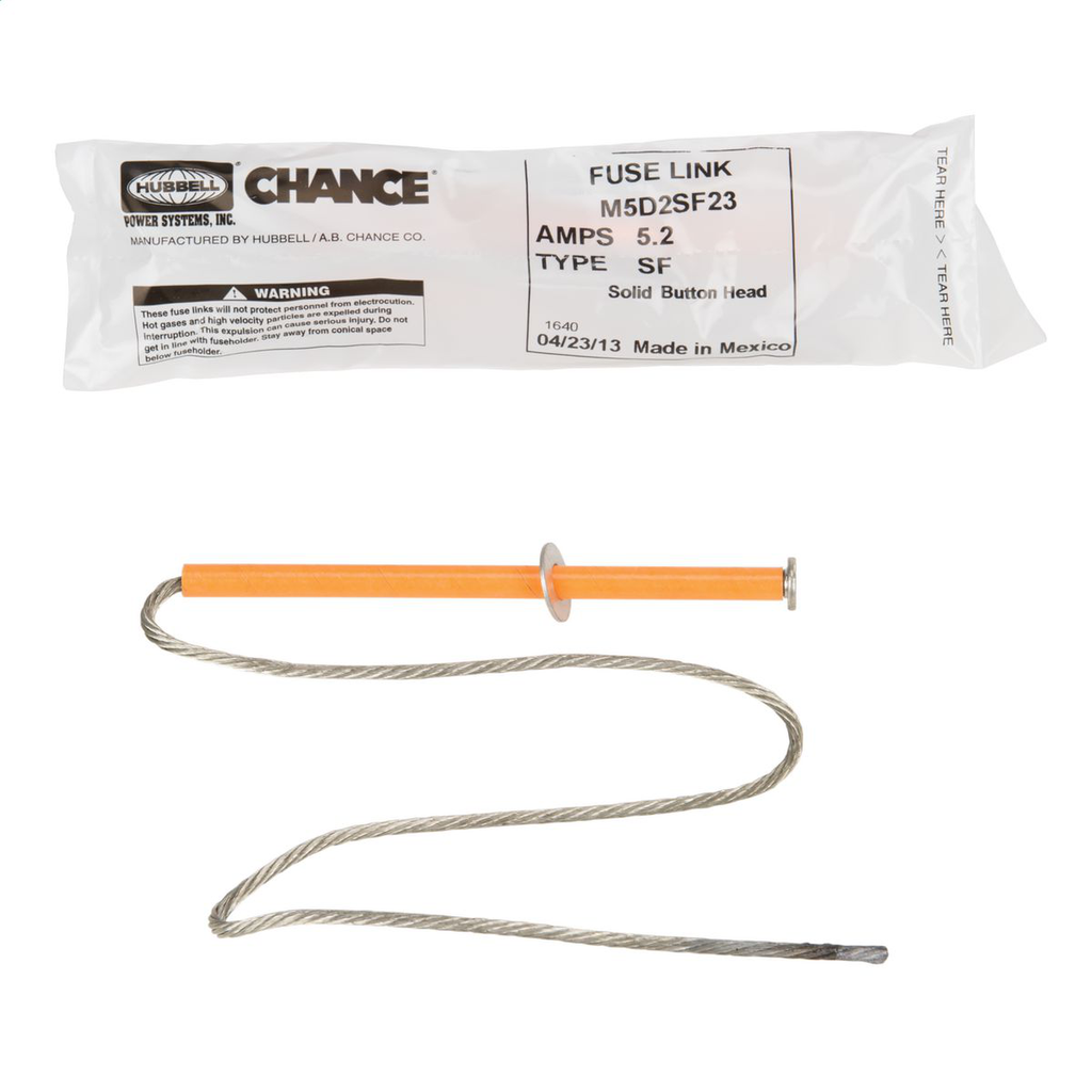 CHANCE M1D4SF23 1.4AMP SLOW-FAST FUSE LINK CHANCE M1D4SF23 1.4AMP SLOW-FAST FUSE LINK