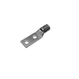Product image for Burndy YA39L2TC38 750 kcmil CU, Two Hole, 3/8 Stud Size, 1 Hole Spacing, Standard Barrel, Inspection Window, Internal Chamfer, Tin Plated, UL/CSA, 90.C, Up to 35kV, Black Color Code, 24 Die Index