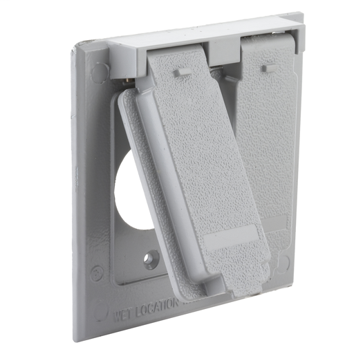 Product image for RACO 5138-0 2G WP COVER (2)1.406 DI