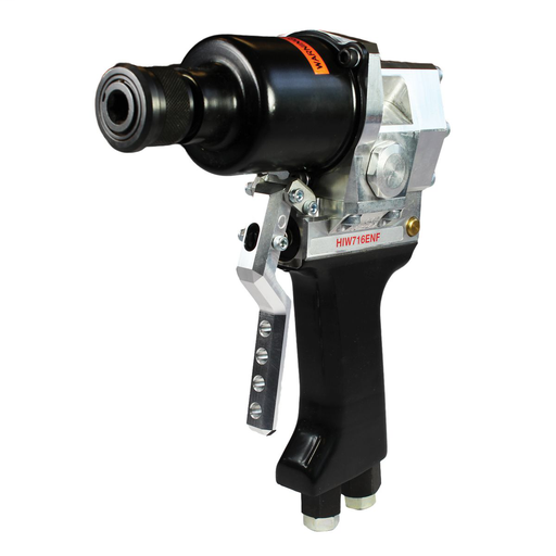 Product image for Burndy HIW716ENF Hydraulic Impact Wrench, Machined Billet Aluminum Housing With 7/16" Quick Change Chuck