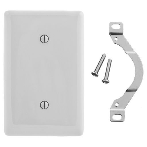 Product image for Hubbell NP14OW WALLPLATE, 1-G, STRP MT BLANK, OW