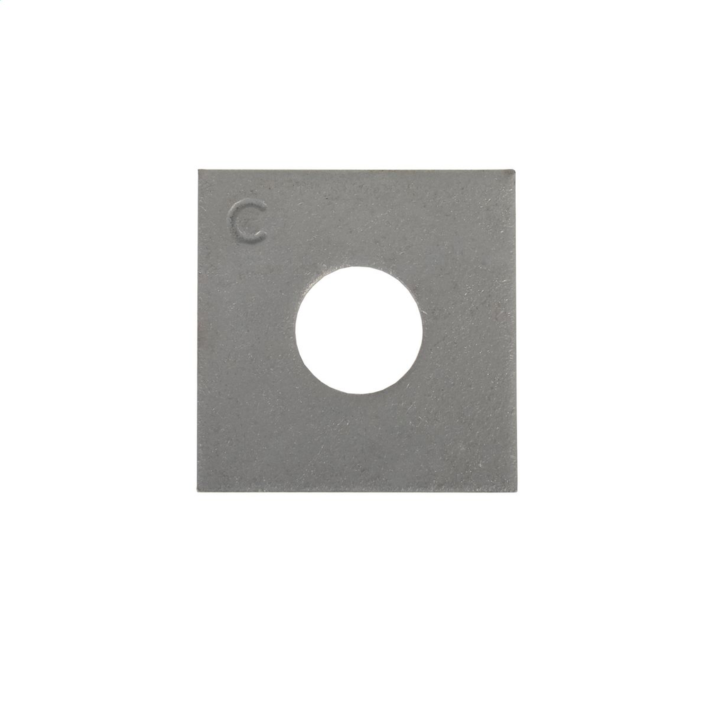 CHANCE 6813 5/8-IN BOLT SQUARE WASHER 2-1/4-X-2-1/4 CHANCE 6813 5/8-IN BOLT SQUARE WASHER 2-1/4-X-2-1/4