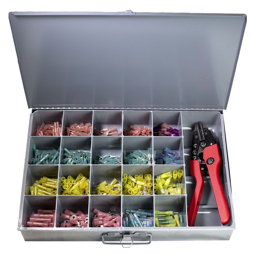 Product image for Burndy HSKIT Packaged Kit of Heat Shrink Connectors with Installation Tool