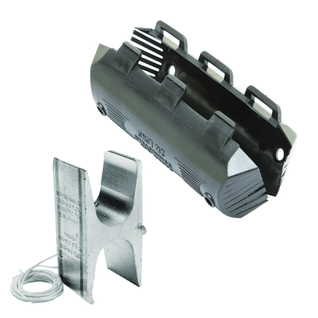 BUR YH3434WC CU H-TAP 500-500 W/COV BUR YH3434WC CU H-TAP 500-500 W/COV