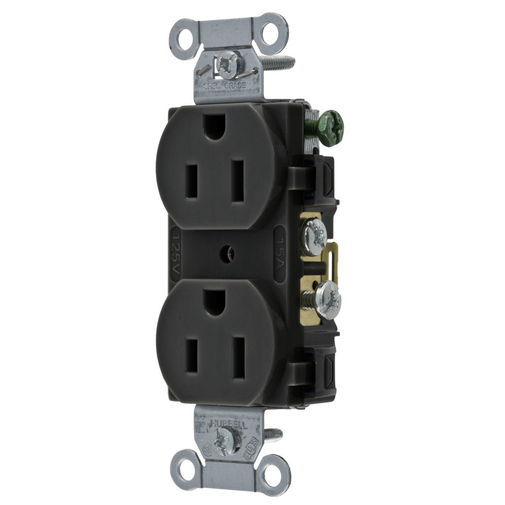 Mayer-DDS-Construction/Commercial Receptacles CR15BLK-1