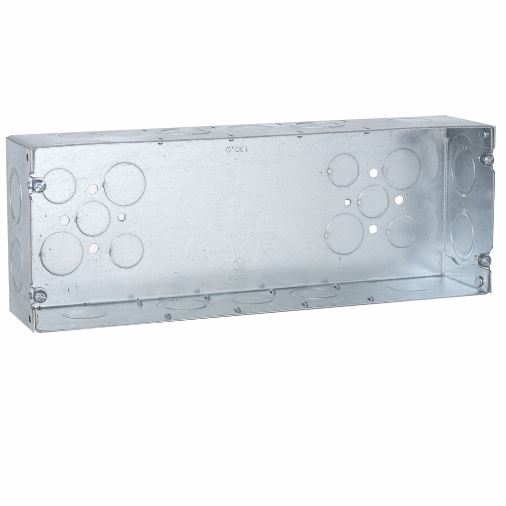 Raco 944 12-1/4 x 2-1/2 x 4-1/2" 132" cu.in. Steel 5-Gang Switch Box Raco 944 12-1/4 x 2-1/2 x 4-1/2" 132" cu.in. Steel 5-Gang Switch Box