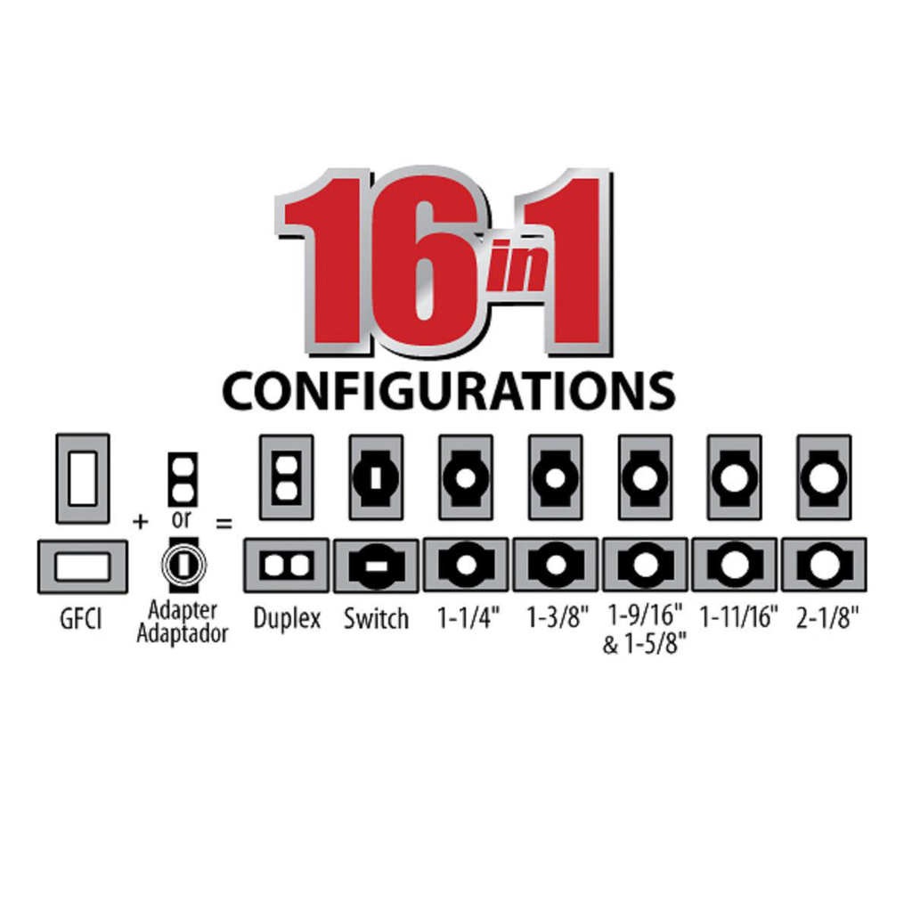 2-3/4" D Clear TAYMAC MM410C 1-Gang Horizontal/Vertical In-Use 16 in 1 Cover 