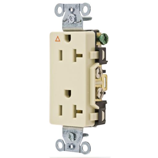 Product image for Hubbell IG20DRICOMM STYLE LINE S&B WIRED 20A IG DUP IV