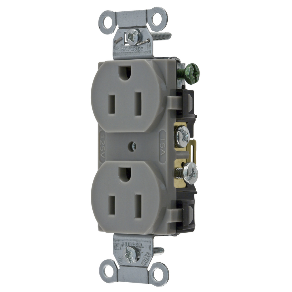 Mayer-DDS-Construction/Commercial Receptacles CR15GRY-1