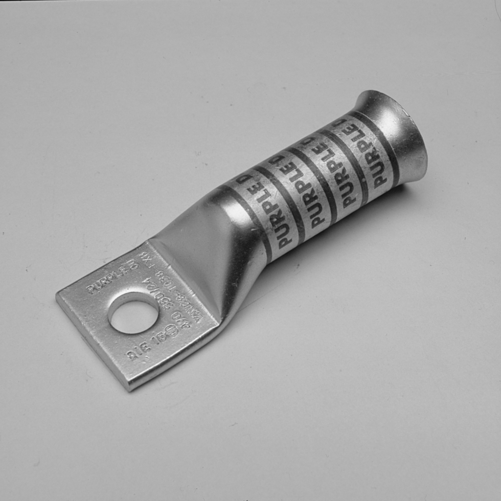 Burndy YAV27TC12FXB 3/0 Flex G,H,I,K,M,DLO, 3/0 AWG CU, One Hole, 1/2 Stud Size, Long Barrel, Bell End, Tin Plated, UL/CSA, 90.C, Up to 35kV, Orange Color Code, 14 Die Index Product image for Burndy YAV27TC12FXB 3/0 Flex G,H,I,K,M,DLO, 3/0 AWG CU, One Hole, 1/2 Stud Size, Long Barrel, Bell End, Tin Plated, UL/CSA, 90.C, Up to 35kV, Orange Color Code, 14 Die Index