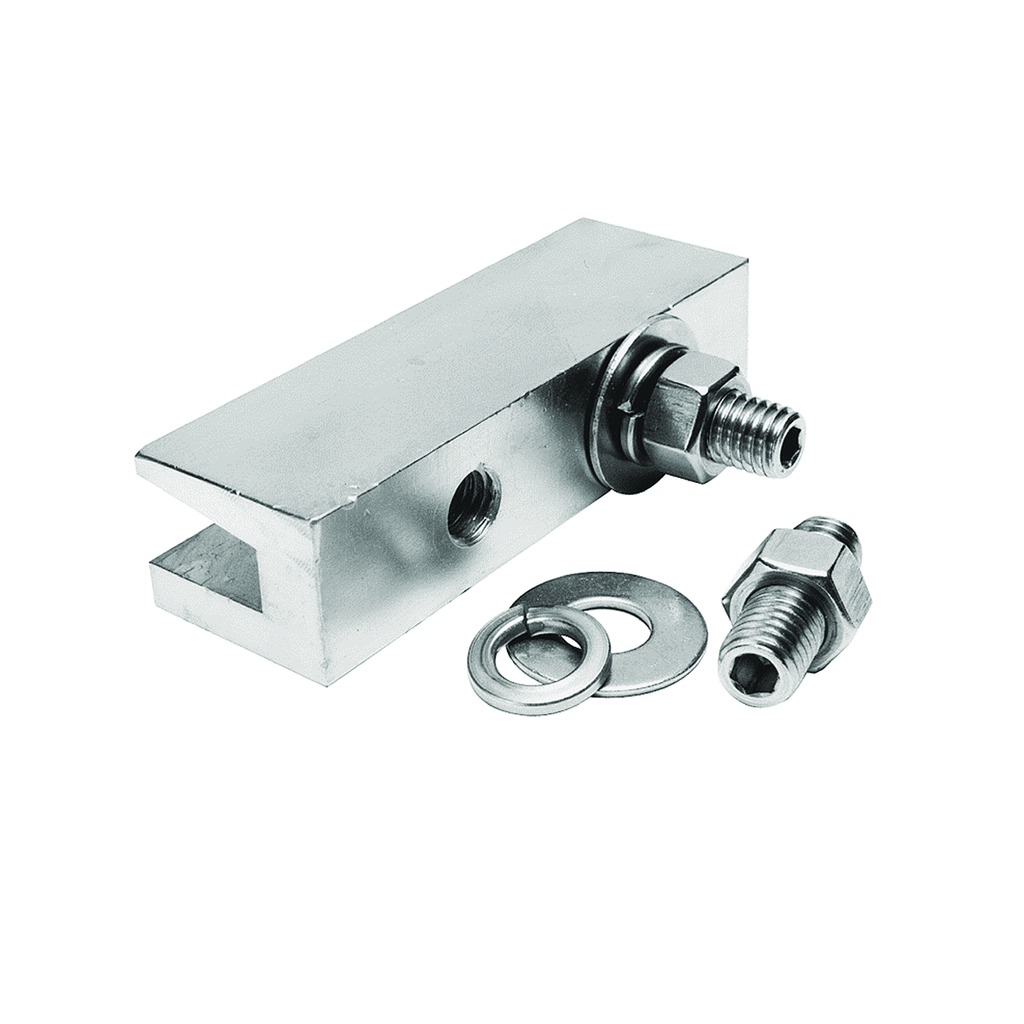 Product image for Burndy YGIBGAUGE1 GROUNDLINK™ Connector for Structural Steel Angled or Parallel Beam; 6" Length; 4" Width