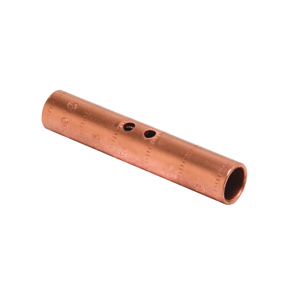 Product image for Burndy YGS8C HYGROUND® Grounding Irreversible Compression Splice; Accommodates: #8 Sol/Str