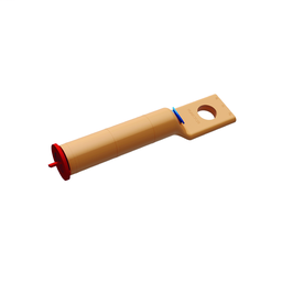 Product image for Burndy YGA8CTC14 HYLUG™ Copper Compression Terminal for Grounding; 1-Hole; 1/4" Stud; Long Barrel; Accommodates: #8 AWG