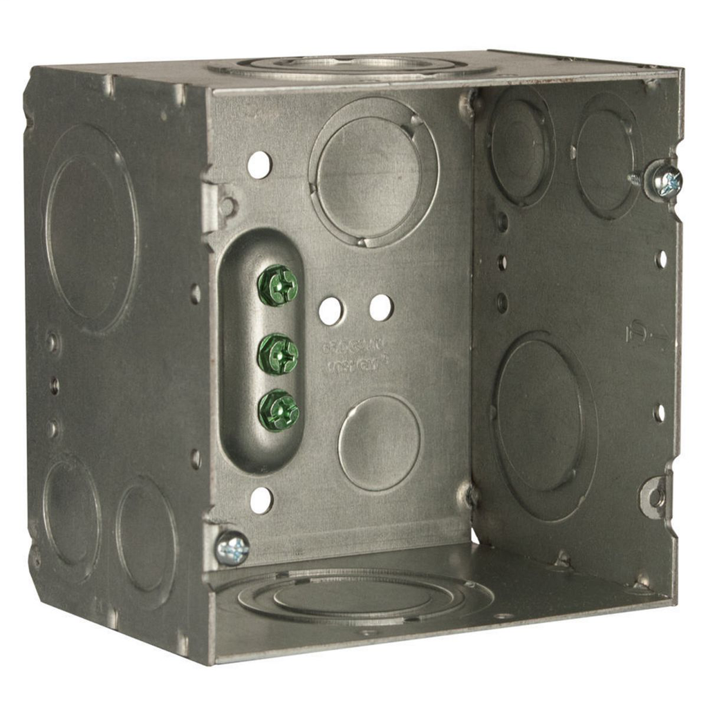 Raco 260 4-11/16 x 4-11/16 x 3-1/4 Inch 66.7 In Pre-Galvanized Steel Raised Ground Mount Welded Square Box Raco 260 4-11/16 x 4-11/16 x 3-1/4 Inch 66.7 In Pre-Galvanized Steel Raised Ground Mount Welded Square Box