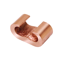 Burndy YGHC26C26 Copper Compression C Connector, 1 - 2/0 AWG(Str), 3/8" Rod (Run) & 1 - 2/0 AWG(Str) (Tap)