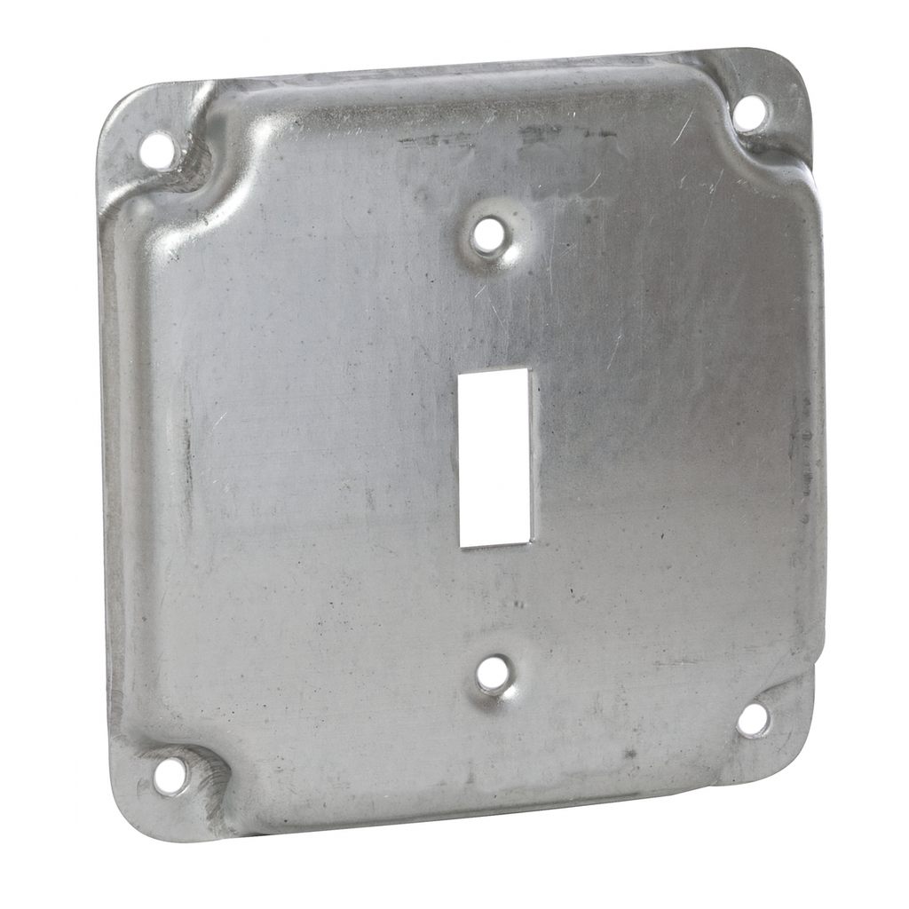 Raco 800C 4 Inch 1/2 Inch Raised 5.5 In Steel Square Surface Cover Raco 800C 4 Inch 1/2 Inch Raised 5.5 In Steel Square Surface Cover