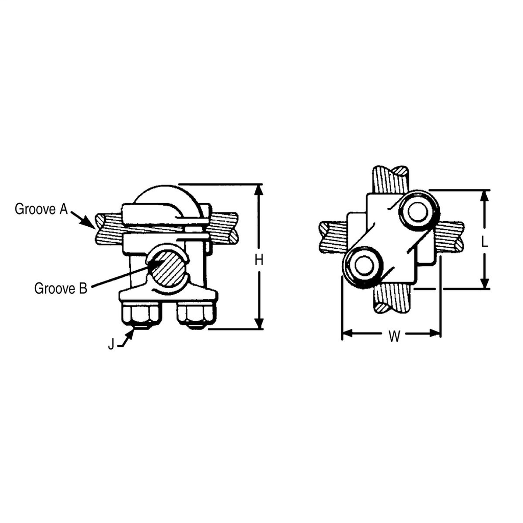 BUR GX2626 42/0 TO 42/0 X GRND CO Cooper Electric