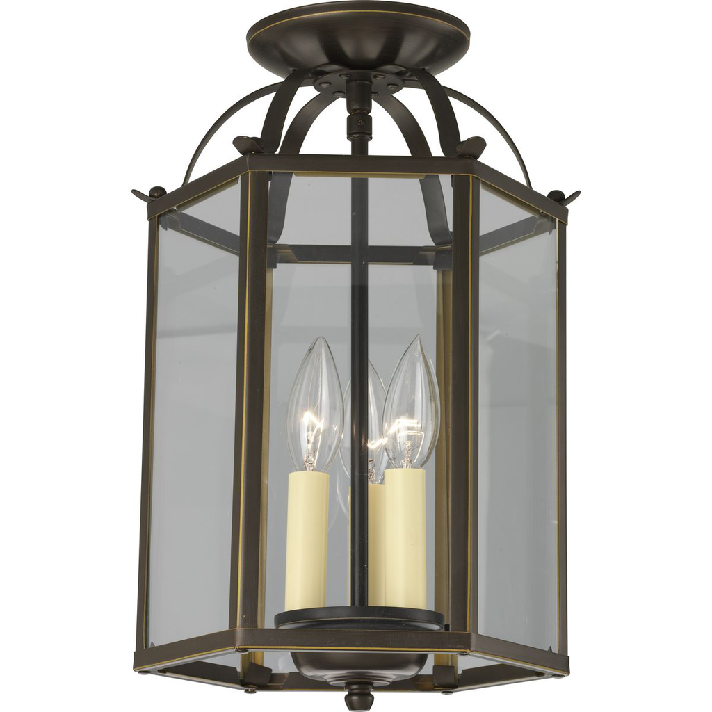 Product image for PROG P3645-20 Flat Glass 3-60W CAND