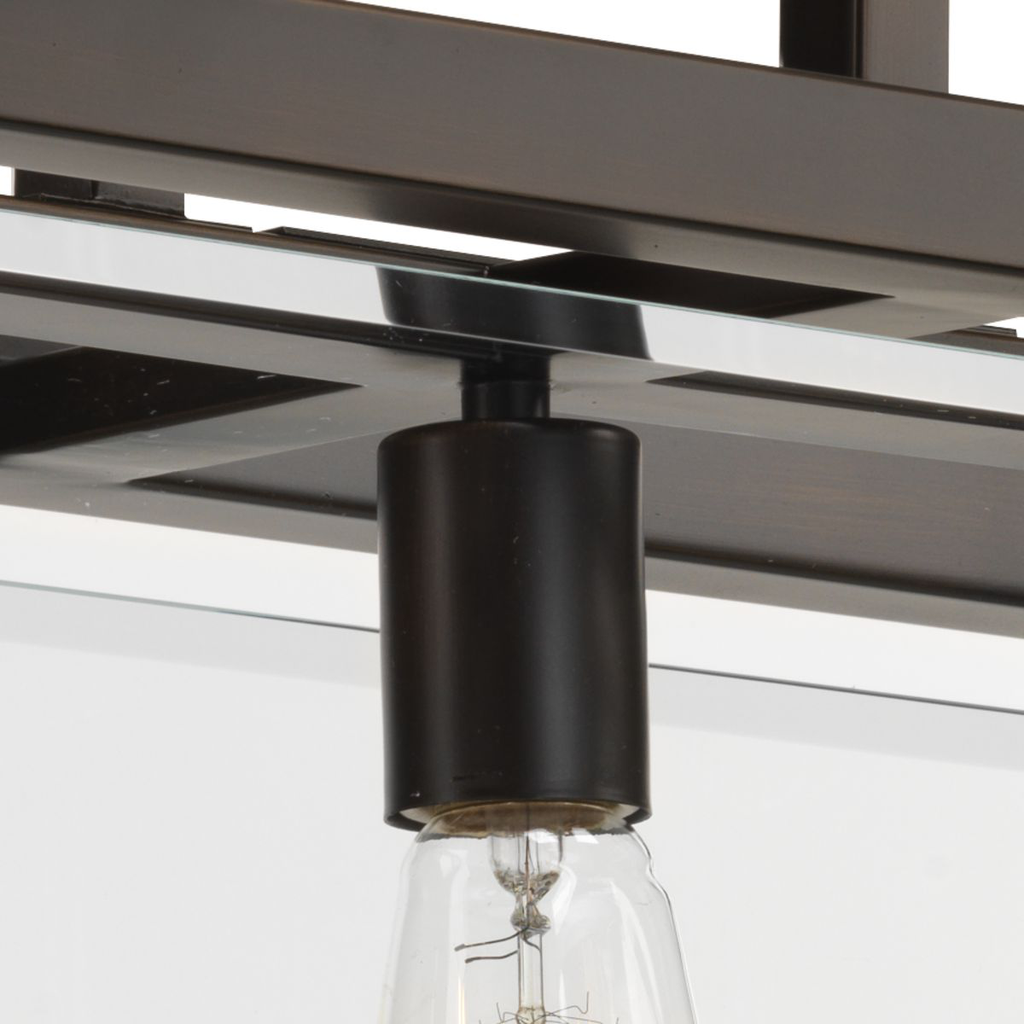 Glayse Five-Light Linear Chandelier